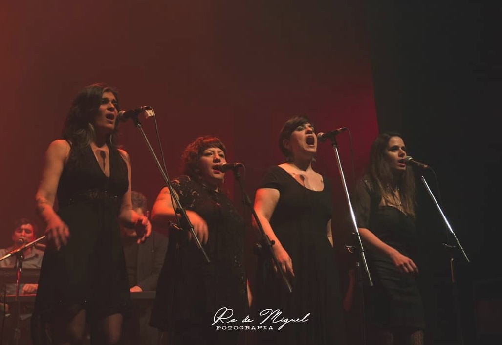 Gabriela Gutierrez Girard, Emma Laura Pardo, Marina Wilensky y Valeria García